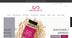 Desktop Screenshot of hairfinity.com